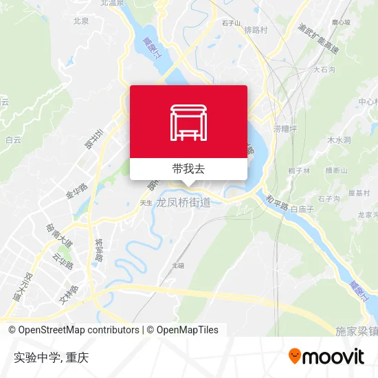 实验中学地图