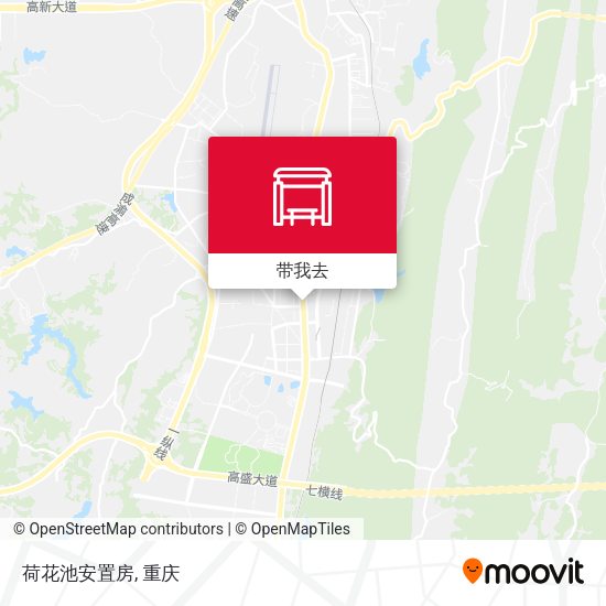 荷花池安置房地图