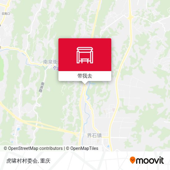 虎啸村村委会地图