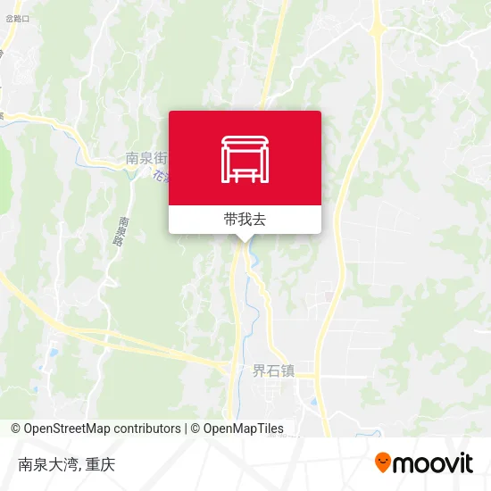 南泉大湾地图