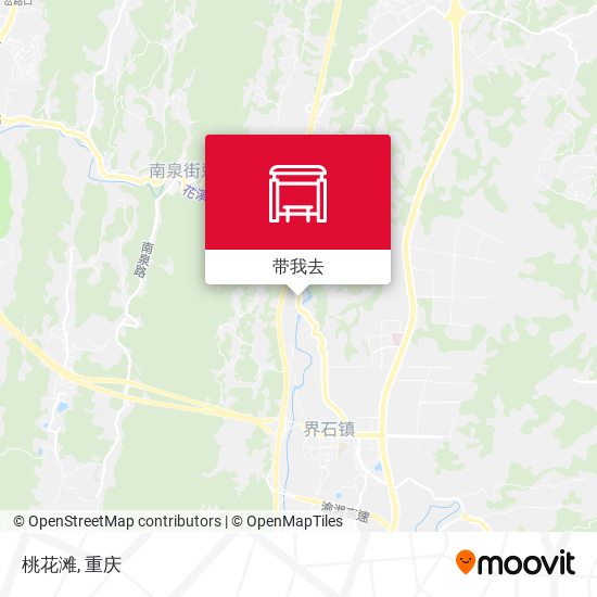 桃花滩地图