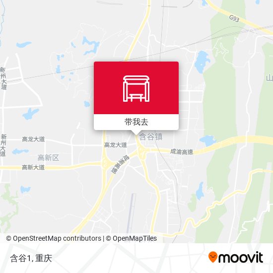 含谷1地图