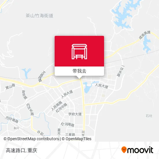 高速路口地图