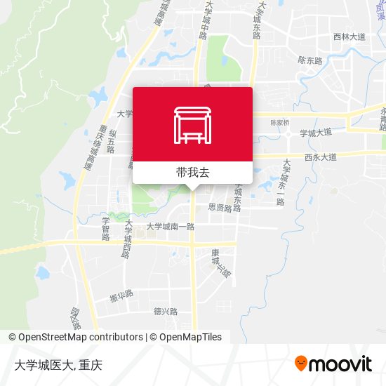 大学城医大地图