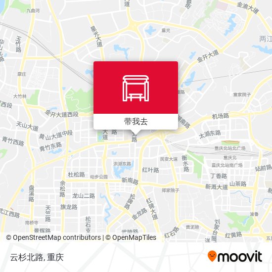 云杉北路地图