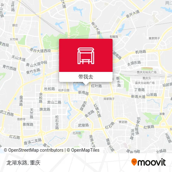 龙湖东路地图