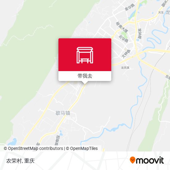 农荣村地图