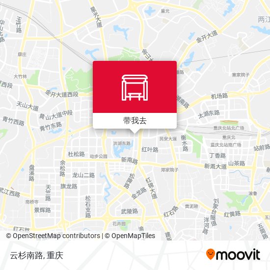 云杉南路地图