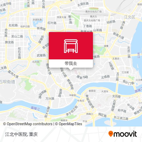 江北中医院地图