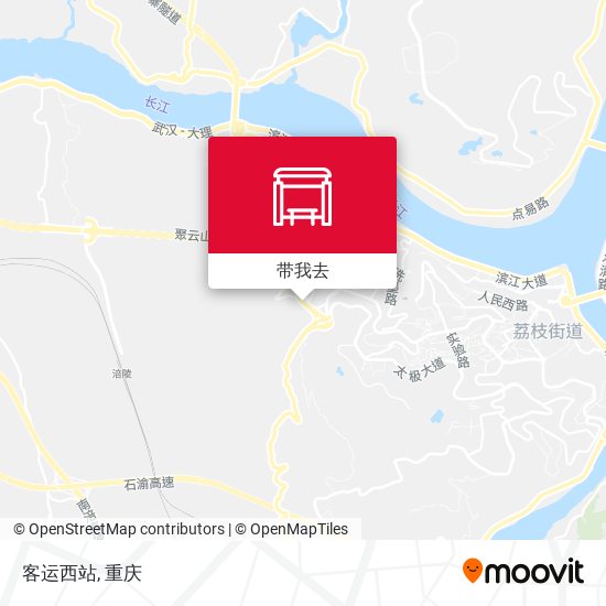 客运西站地图