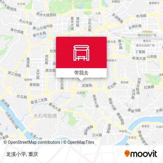 龙溪小学地图
