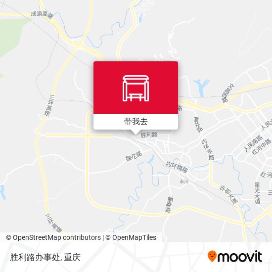 胜利路办事处地图