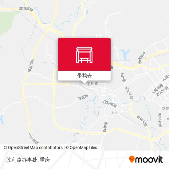 胜利路办事处地图