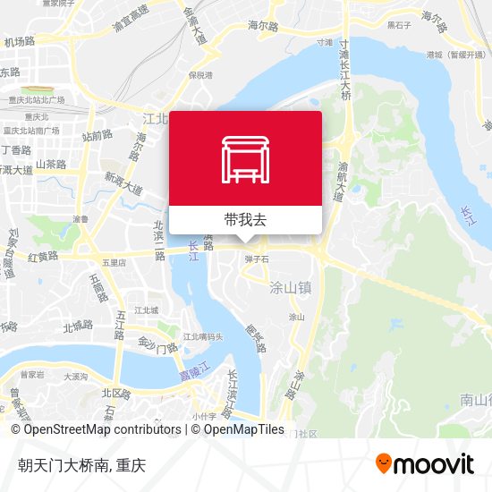 朝天门大桥南地图