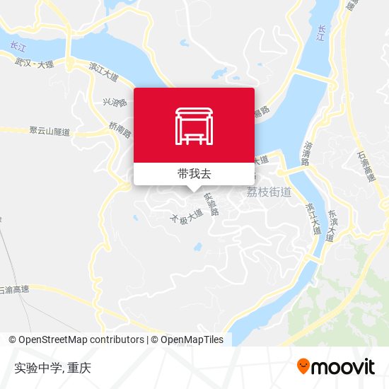 实验中学地图