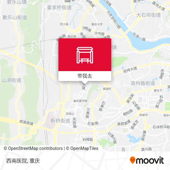 西南医院地图