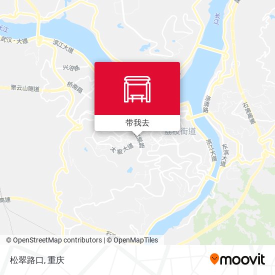 松翠路口地图
