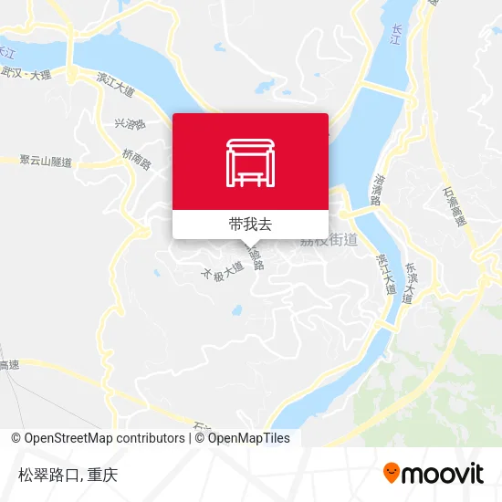 松翠路口地图