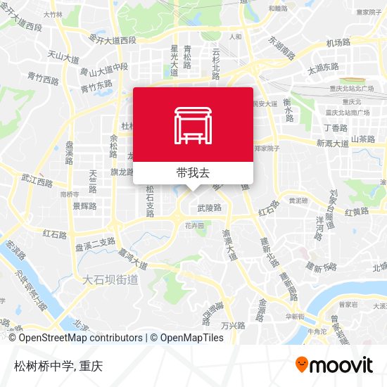 松树桥中学地图