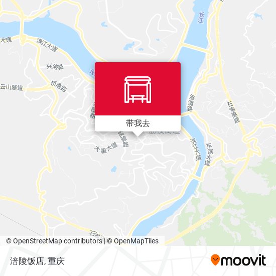 涪陵饭店地图