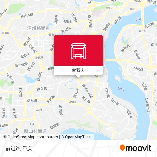 前进路地图