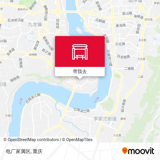 电厂家属区地图
