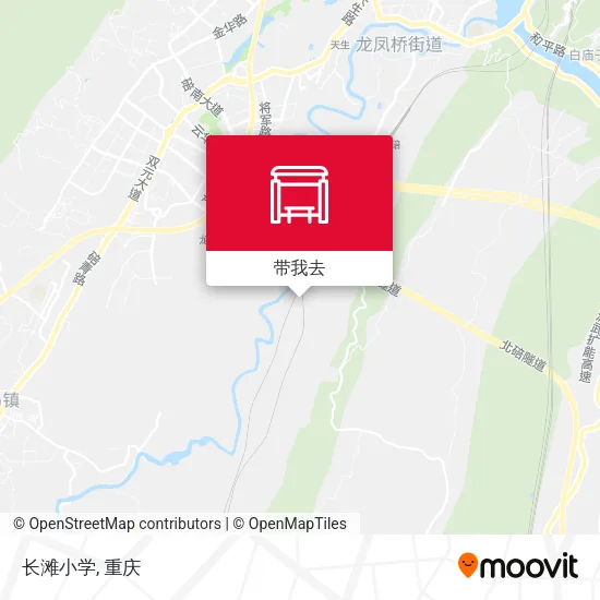 长滩小学地图