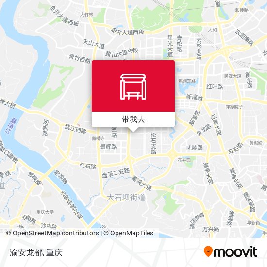 渝安龙都地图