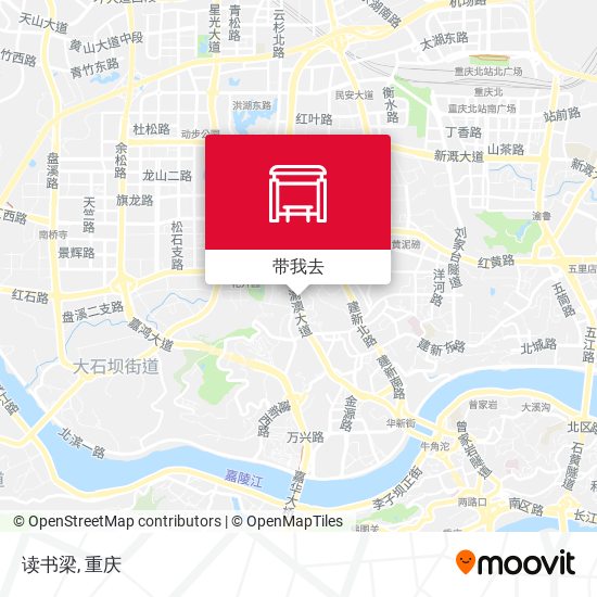 读书梁地图