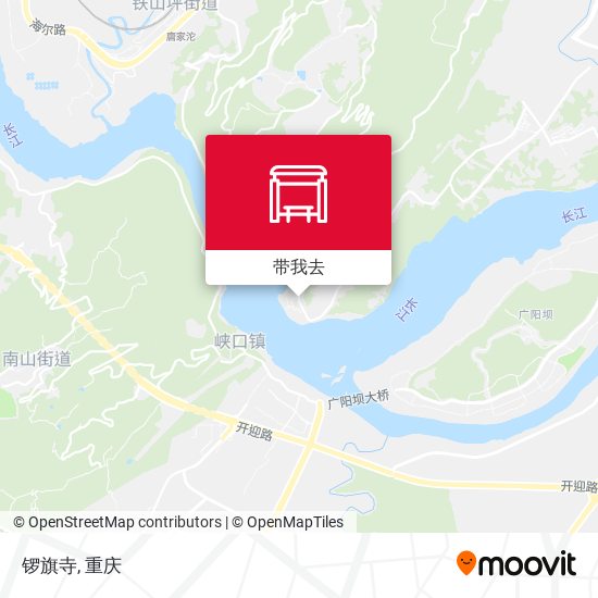 锣旗寺地图