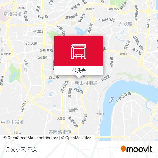 月光小区地图