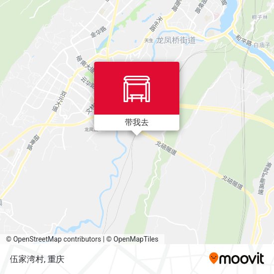 伍家湾村地图