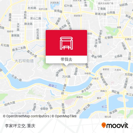 李家坪立交地图