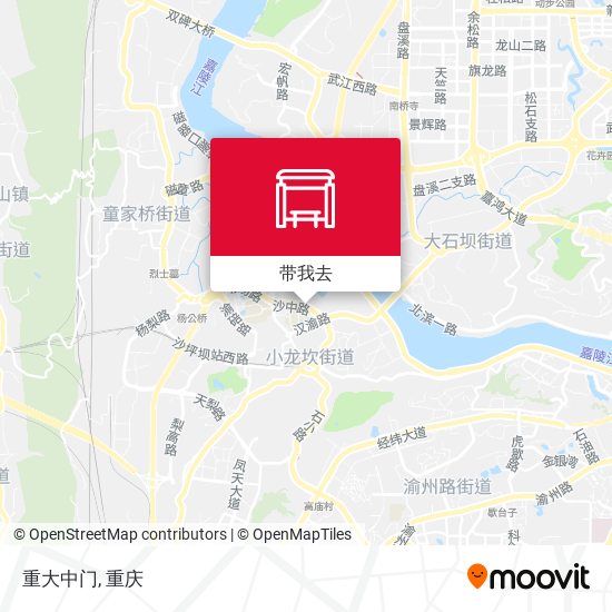 重大中门地图