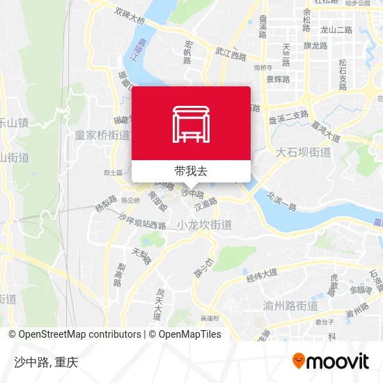 沙中路地图