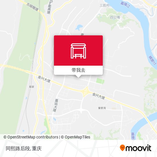 同熙路后段地图
