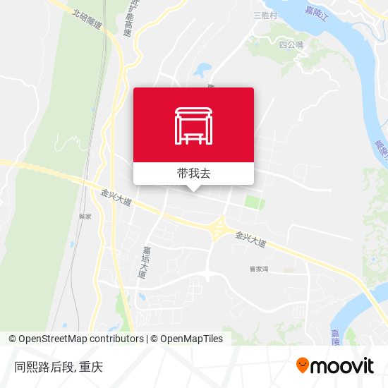 同熙路后段地图