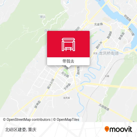 北碚区建委地图