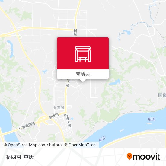 桥凼村地图