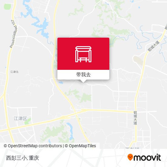 西彭三小地图