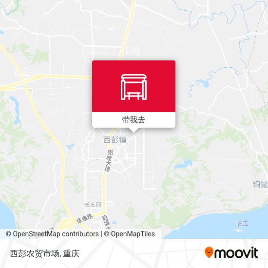 西彭农贸市场地图
