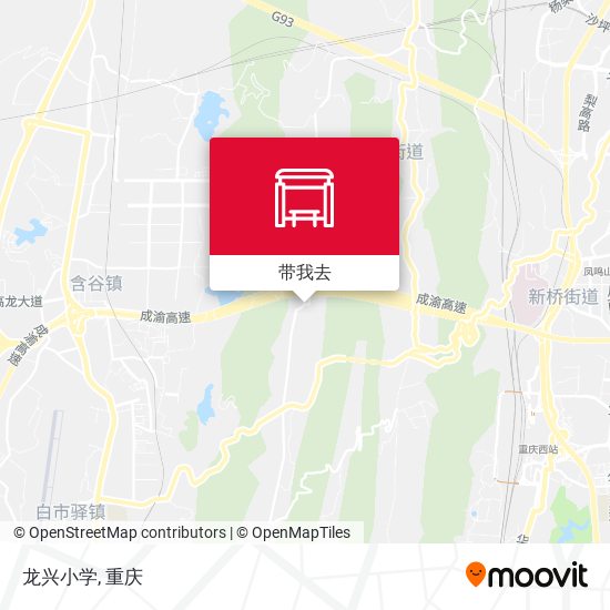 龙兴小学地图