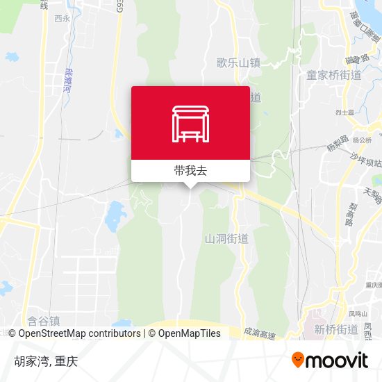 胡家湾地图