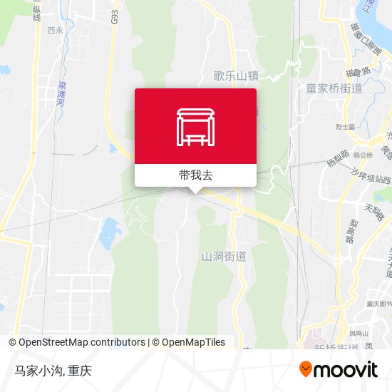 马家小沟地图