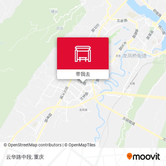 云华路中段地图