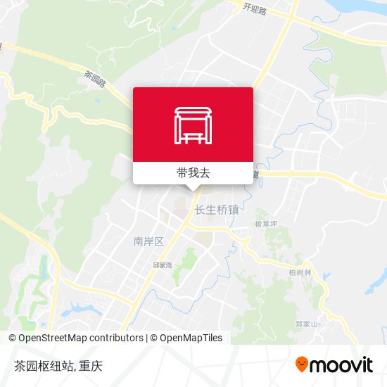 茶园枢纽站地图