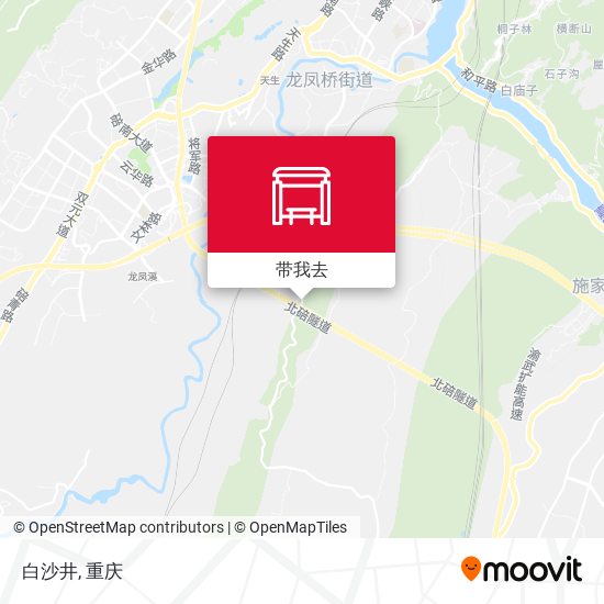 白沙井地图