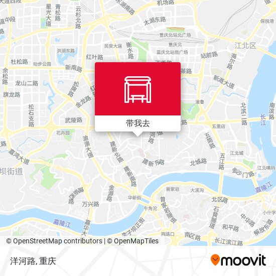 洋河路地图