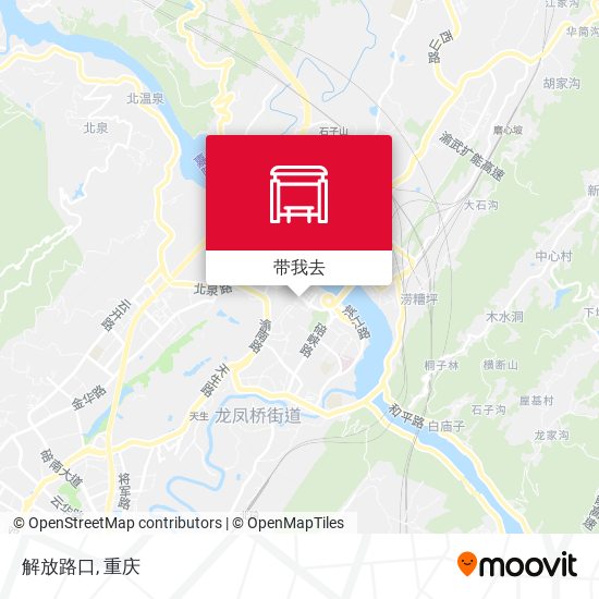 解放路口地图