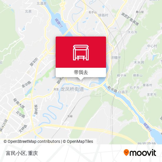 富民小区地图